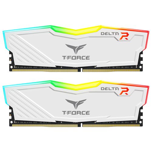 Team T-Force Delta RGB 32GB DDR4 3600MHz White RAM CL18 Team T-Force Delta RGB 32GB DDR4 3600MHz White RAM CL18